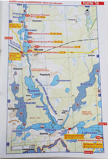 Die Wasserstraße Müritz-Havel